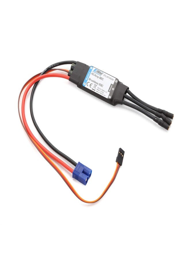 E-flite 40 AMP Brushless ESC- EFLA1140W Speed Controls Aircraft - Image 1